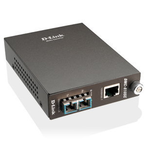 D-Link 1000Base-T UTP to 1000Base-LX SM SC Gigabit Fiber Media Converter – DMC-810SC