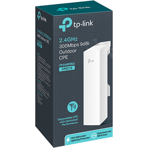 TP-Link CPE 2.4GHz 300Mbps 9dBi Outdoor CPE - TL-CPE220