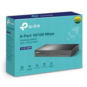 TP-Link 8-port 10/100Mbps Desktop PoE Switch-TL-SF1008P