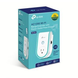 TP-Link TL-RE360 AC1200 Wireless N Wall Plugged Range Extender with AC Passthrough