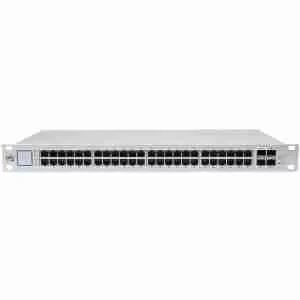 Ubiquiti UniFiSwitch, 48 Port Gigabit POE, 750W, 802.3at/af & 24V Passive PoE, RM, 2 SFP, 2 SFP+