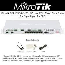 MikroTik CCR1036-8G-2S+ - 8 Port Cloud Core Router with 36 Core CPU and 2 SFP+