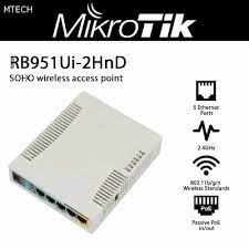 MikroTik RB951Ui-2HnD - 2.4GHz high power desktop AP