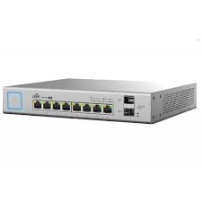 UniFi Managed 8-Port Gigabit Ethernet PoE Switch 150W + 2 SFP Ports