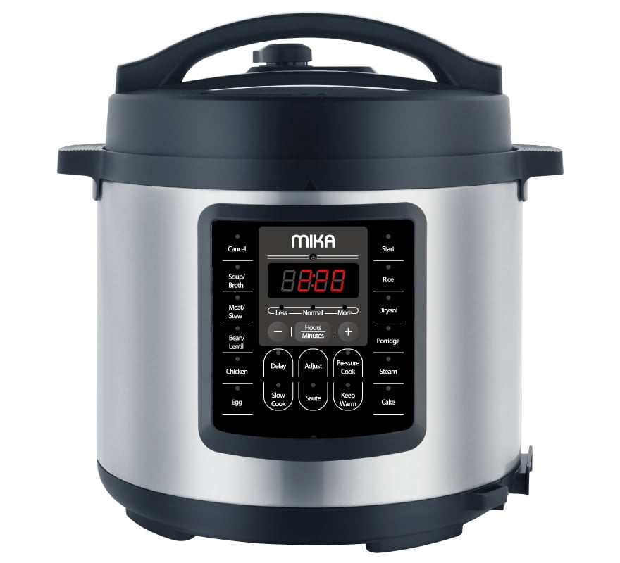 Smart Electric Pressure Cooker, 6L, Stainless Steel & Black