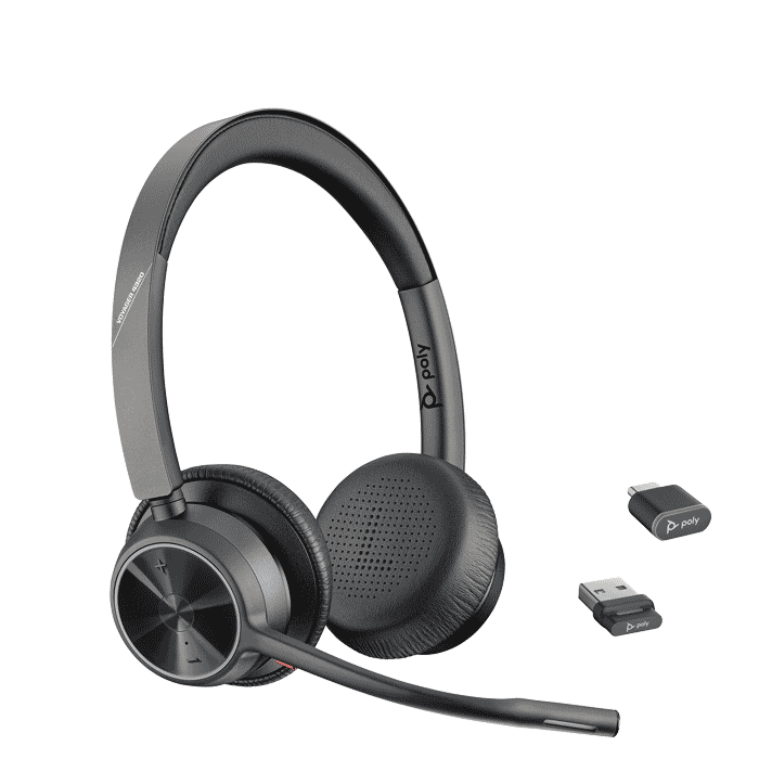 Poly Voyager 4320 UC, Poly Voyager 4320 UC, headset, Nairobi, Kenya, Buytec Stores, wireless headset, noise-canceling, Bluetooth, voice clarity, USB-A