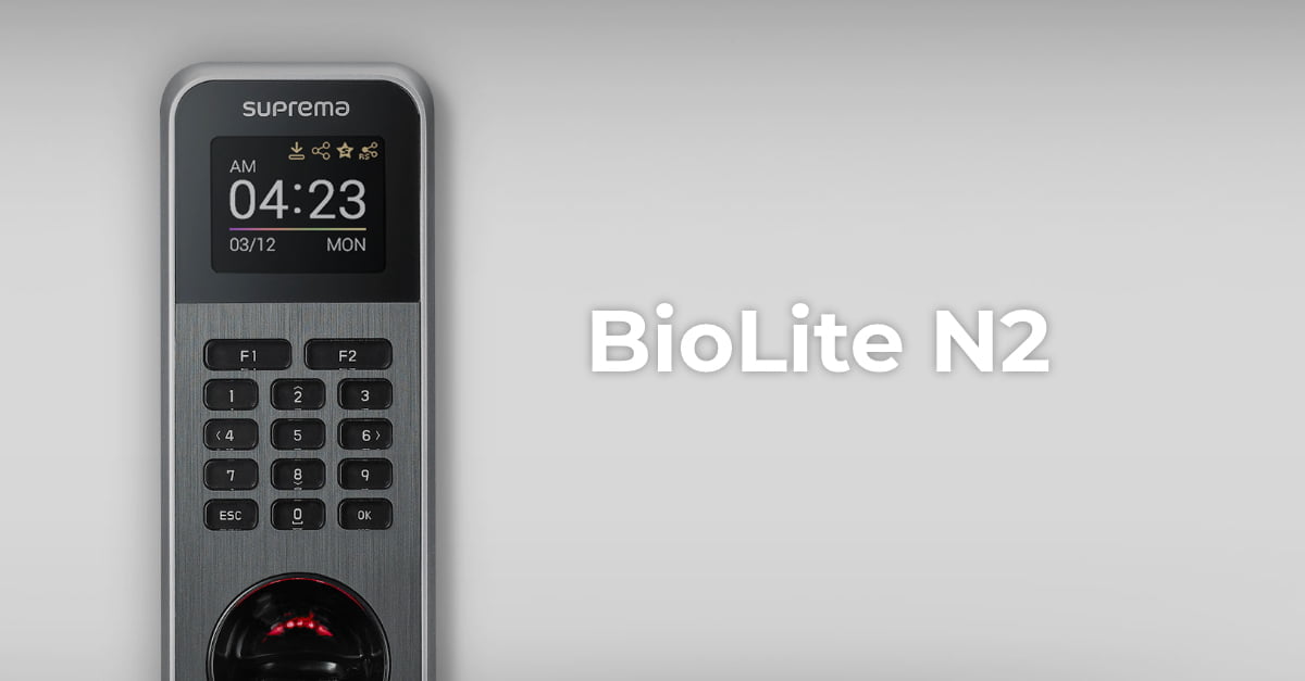 Suprema BioLite N2