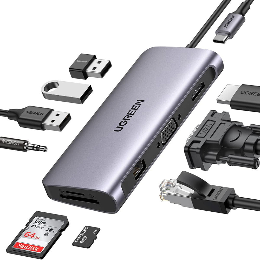 UGREEN USB-C Multifunction Adapter 10 in 1 - CM179