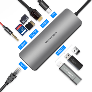 Vention USB-C 8-in-1 Docking Station