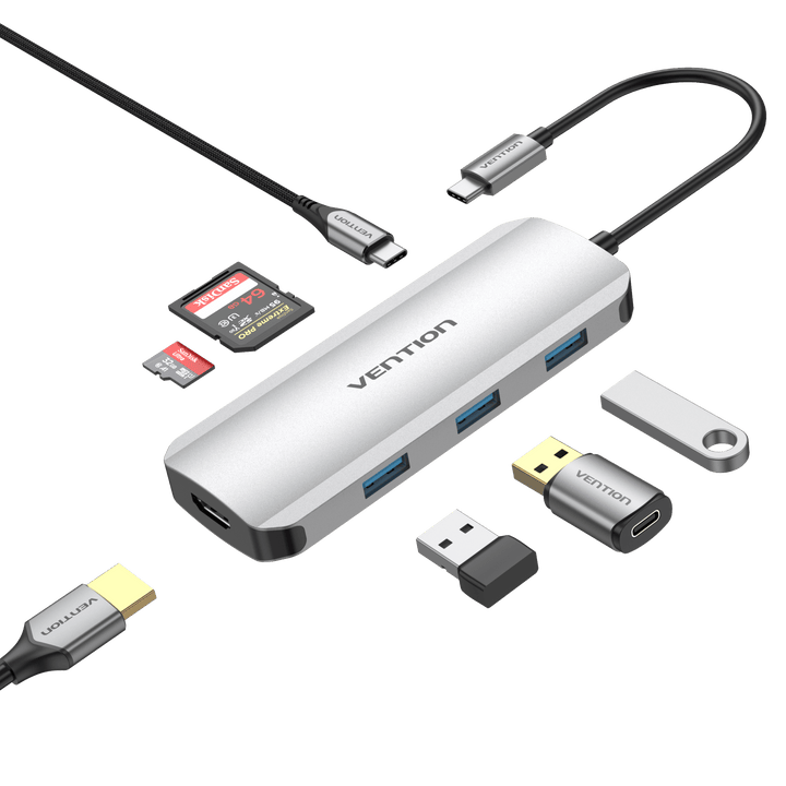 Vention USB-C 7-in-1 Docking Station TOKHB