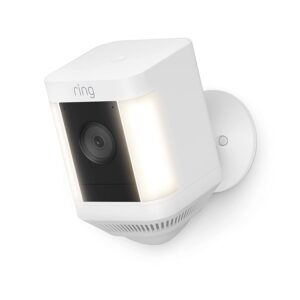 Ring Spotlight Cam Plus Battery - White