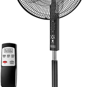 Black & Decker 16" Stand Fan FS1620R-B5 With Remote