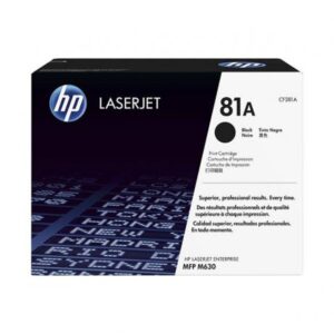 HP 81A Black Original LaserJet Toner Cartridge (CF281A
