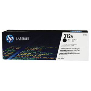 HP 312A Black Original LaserJet Toner Cartridge (CF380A)