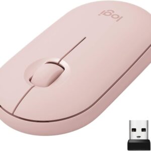 Logitech M350 Pebble Wireless Mouse (Rose Pink)