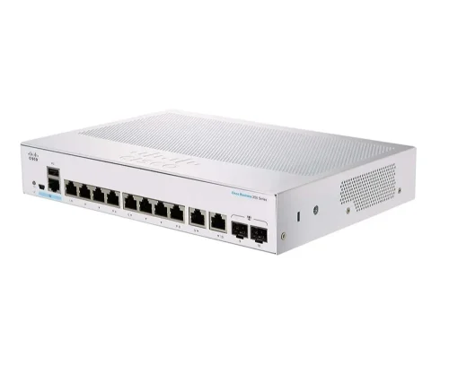 Cisco CBS 8-Ports POE Managed Switch CBS350-8P-E-2G-UK 