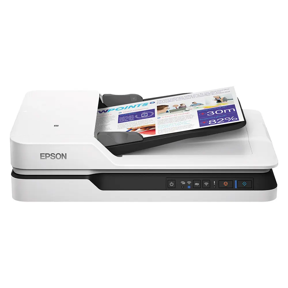 Epson WorkForce DS‑1660W, EPSON WORKFORCE DS-1660W Affordable Wi-Fi Flatbed Scanner