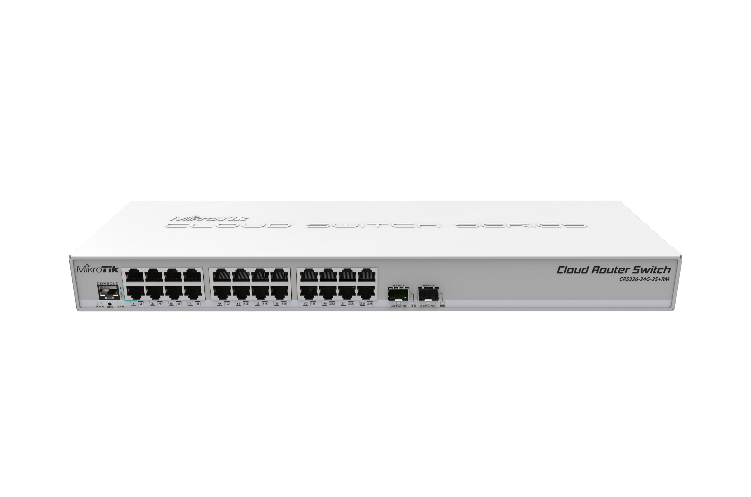 MikroTik (CRS326-24G-2S+RM) 24 Gigabit Port Switch