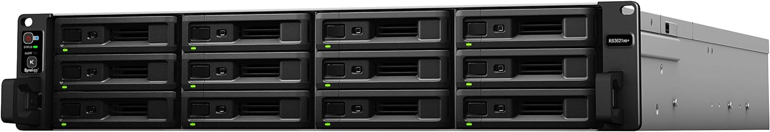 Synology RackStation RS3621xs+ 12-Bay NAS Enclosure Unit