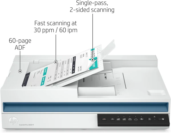HP ScanJet Pro 3600F1 (20G06A) Scanner