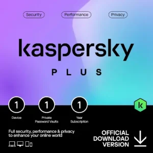 Kaspersky Plus Internet Security 3-User Antivirus Software