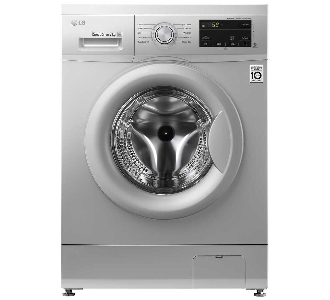 LG FH2J3QDNG5P Front Load Washing Machine, 7KG