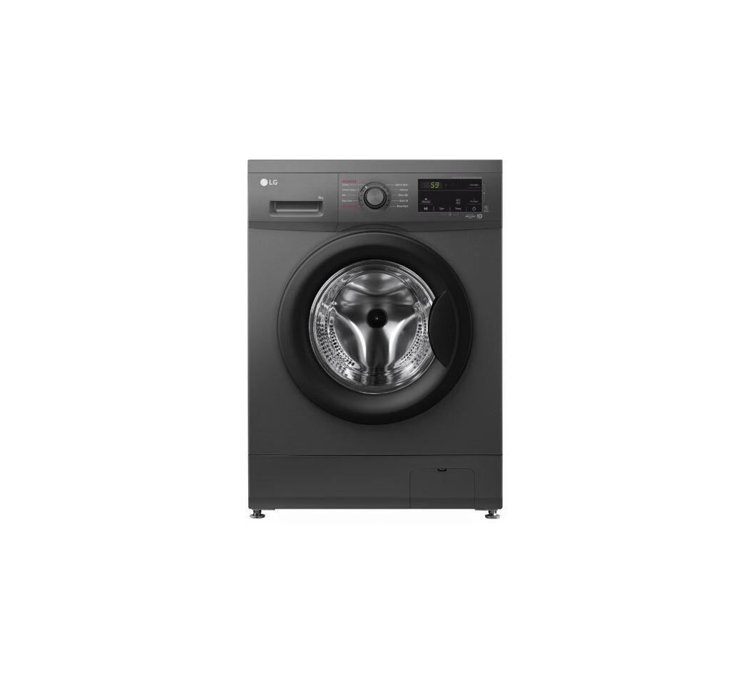 LG F4J3TYG6J 8KG Steam Technology Front Load Washing Machine