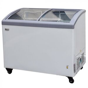 RAMTONS  CF/270, 208 Liters Glass Top Chest Freezer White