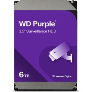 Western Digital WD64PURZ Purple Surveillance 6TB 256MB Hard Drive