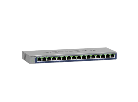 NETGEAR GS116-300UKS 16-Port Gigabit Ethernet Unmanaged Desktop Network Switch