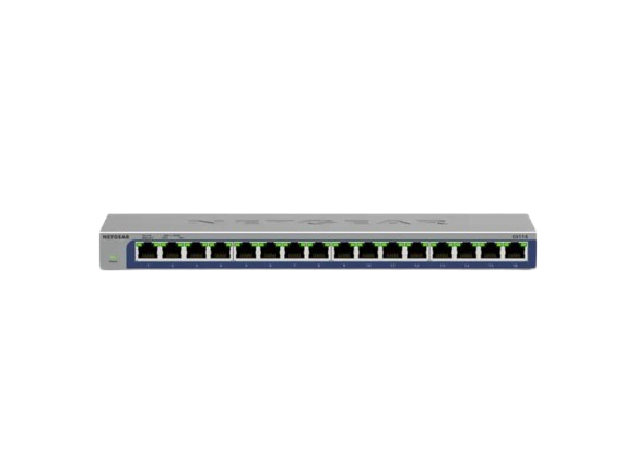 NETGEAR GS116-300UKS 16-Port Gigabit Ethernet Unmanaged Desktop Network Switch - Image 2
