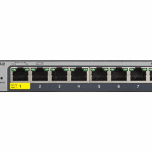 NETGEAR GS108T-300UKS 8-Port Gigabit Ethernet Smart Managed Switch Cloud Management Network Switch