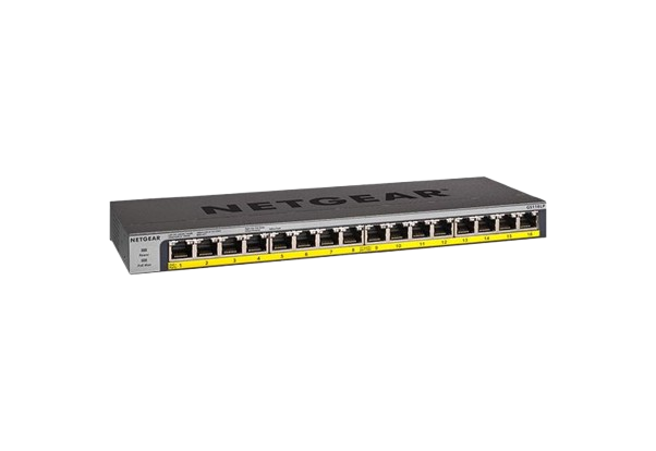 NETGEAR GS116PP-100EUS 16-Port Gigabit Ethernet Unmanaged PoE/PoE+ Switch Network Switch - Image 2