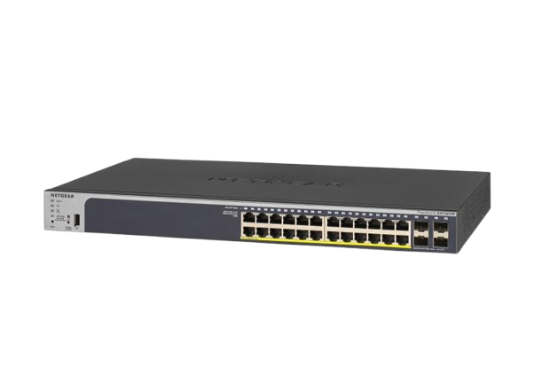 NETGEAR GS728TPP-300UKS 24-Port Gigabit Ethernet PoE+ Smart Switch 4 SFP Ports 380W Cloud Managed Network Switch - Image 3