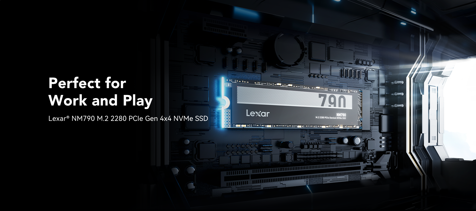 Lexar NM790 M.2 2280 PCIe Gen 4x4 NVMe SSD