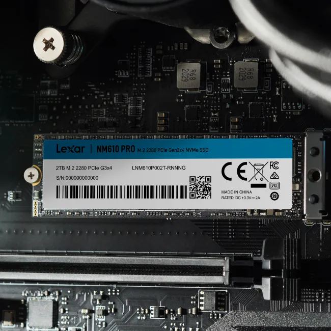 Lexar® NM610PRO M.2 2280 PCIe Gen3x4 NVMe SSD - Image 2