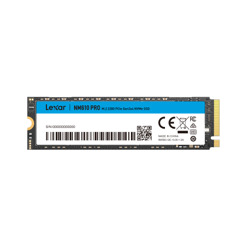 Lexar® NM610PRO M.2 2280 PCIe Gen3x4 NVMe SSD
